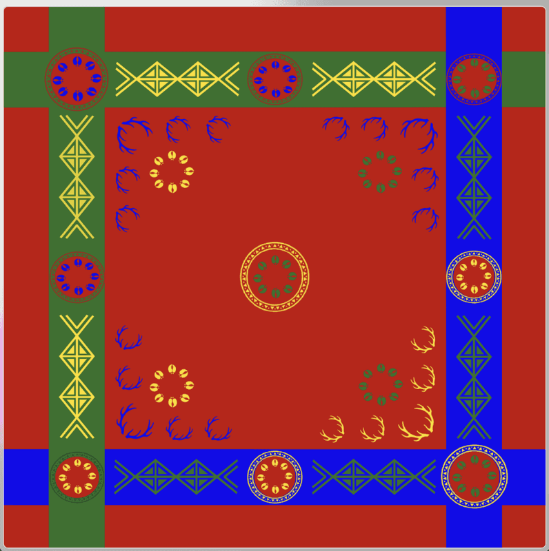 Lifjellbovre shawl