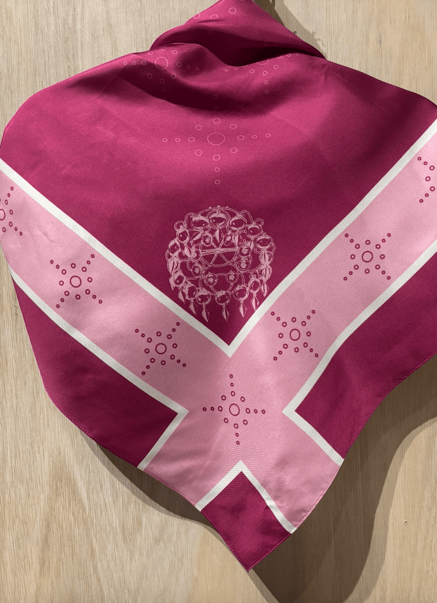Abantis pink risku shawl